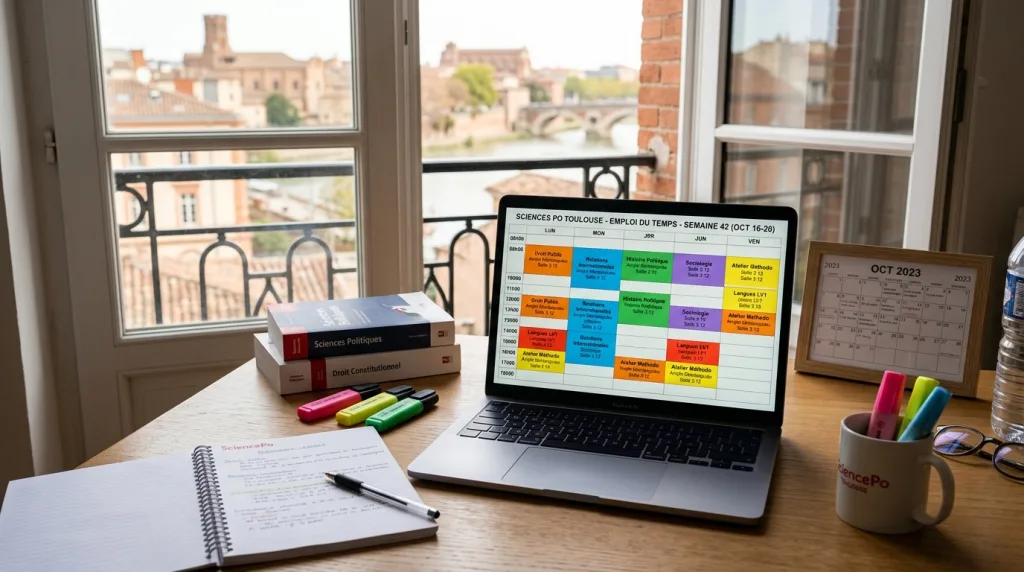 découvrez le programme détaillé de l'emploi du temps à sciences po toulouse pour organiser efficacement votre année académique.